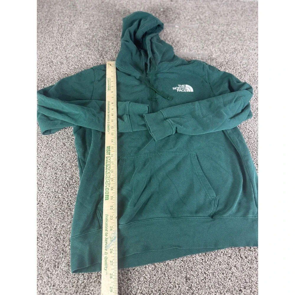 The North Face Mens Green Never Stop Exploring Logo Pullover Hoodie Size Large